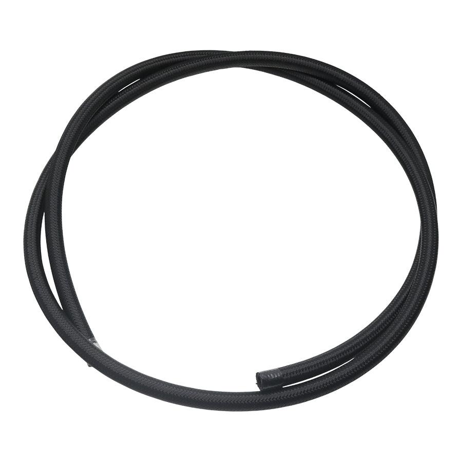 DeatschWerks 8AN Black Nylon Braided PTFE Hose, 6 Feet - 6-02-0865-6