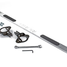 Dinan Strut Tower Brace; Rear; Brushed Aluminum And Carbon Fiber Braces; Machined End Brackets; (1997-1999 323i,1994-1999 M3,1992-1997 325i,1992-1999 318i,1996-1997 328i) - D180-0372
