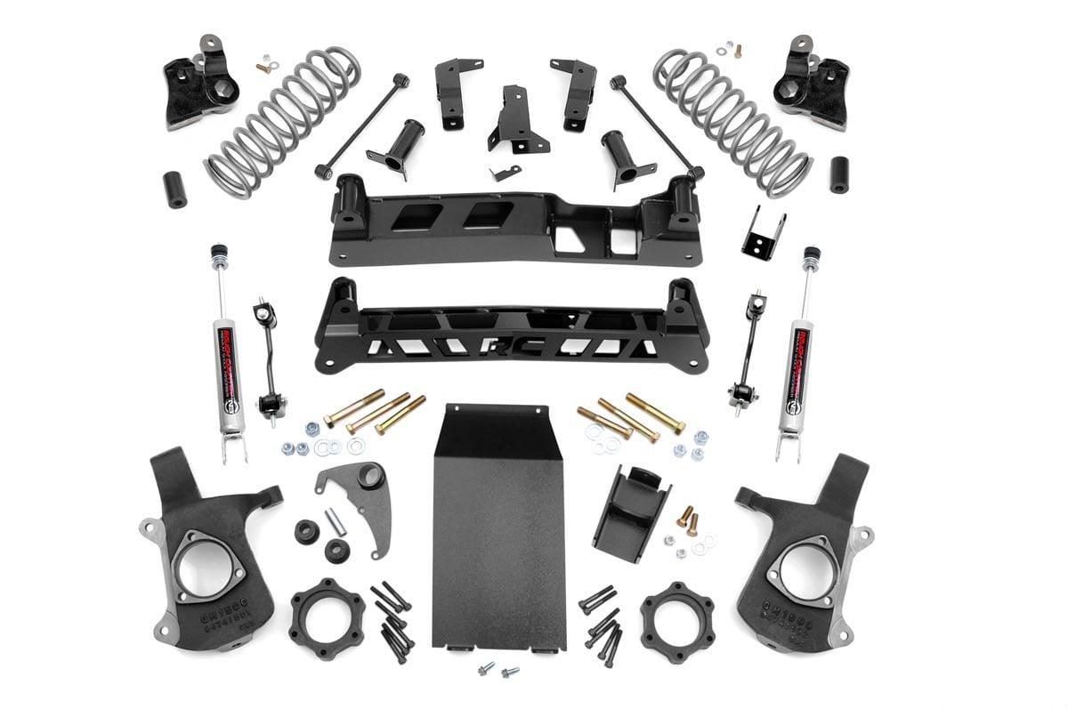 Rough Country 6-inch Non-Torsion Drop Suspension Lift System (2000-2006 GMC Yukon XL 1500,2002-2006 Avalanche 1500,2000-2006 Suburban 1500) - 27920