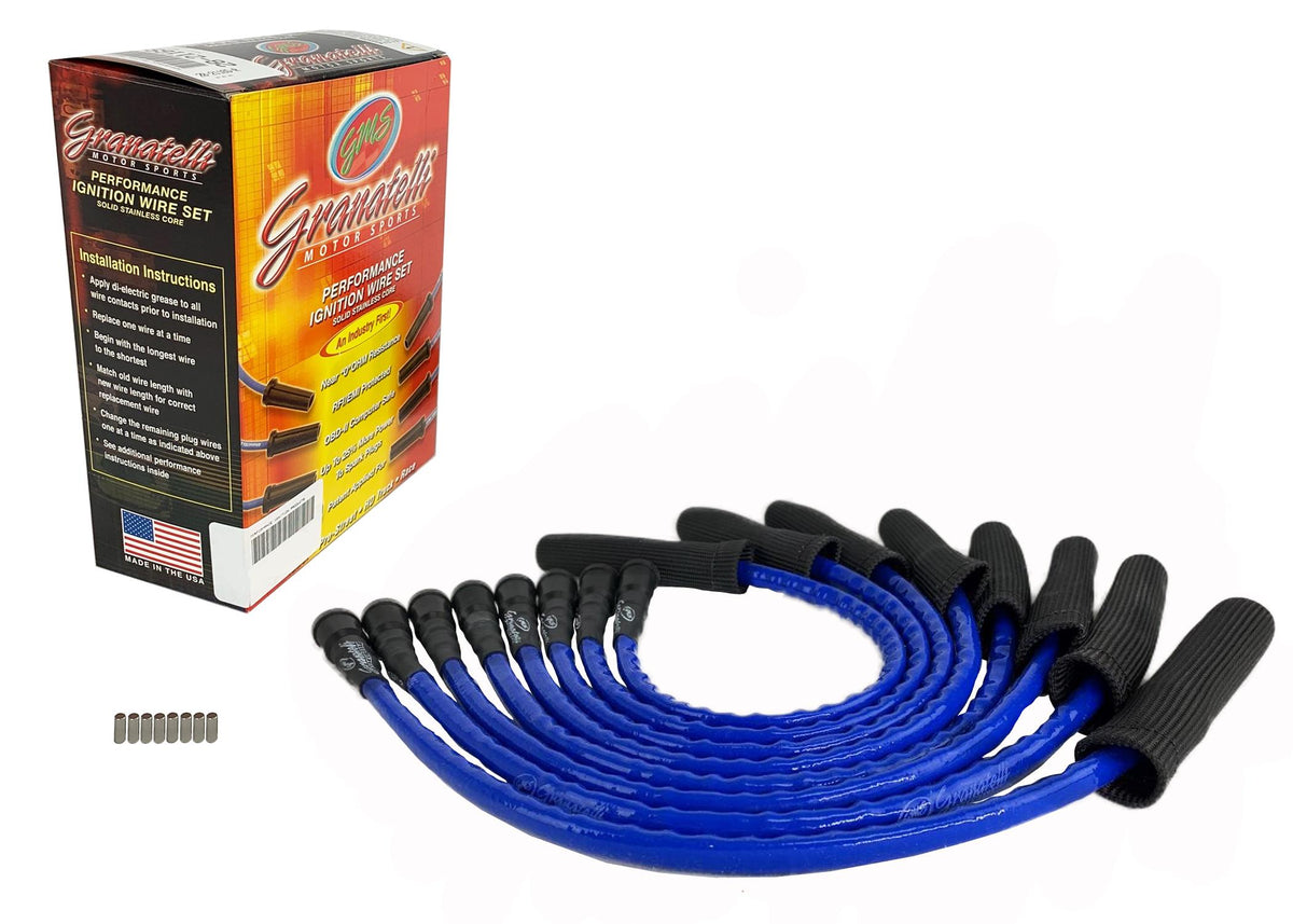 Granatelli Ignition Wires And Coil On/Near Plug Connectors - Ford (2010-2014 F-150, F-250 Super Duty, F-350, F-350 Super Duty) - 28-2116HTBLB