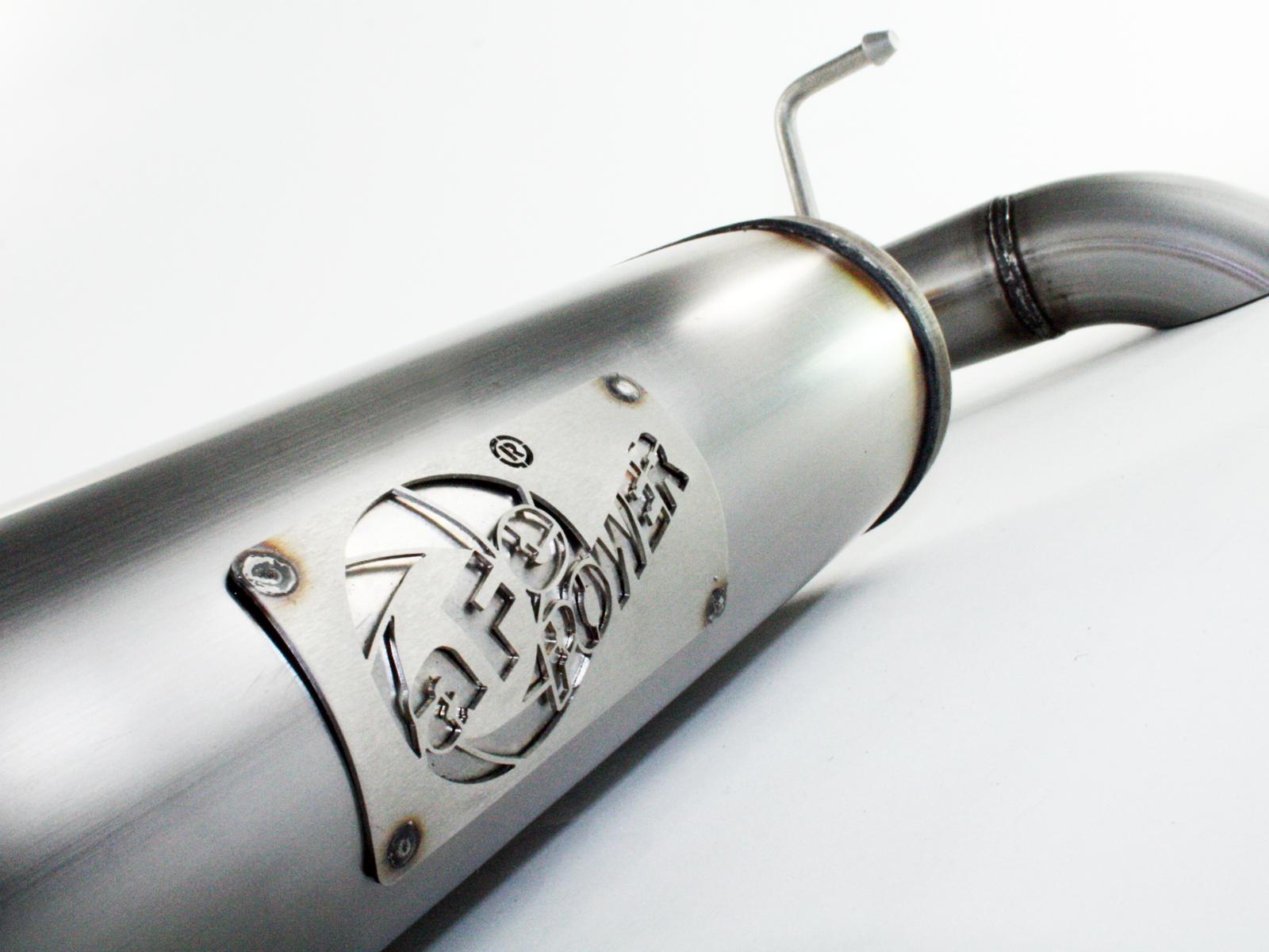 AFE MACH Force-Xp 2-1/2in 409 Stainless Steel Axle-Back Exhaust System - 49-46219