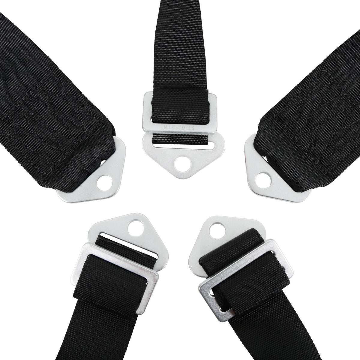 Simpson Racing Simpson L&L 55" Lap Bi 5Pt Pd Hn Blk - 29063BKH