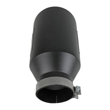 AFE MACH Force-Xp 409 Stainless Steel Clamp-on Exhaust Tip Black (5 IN Inlet x 8 IN Outlet x 15 IN L) - 49T50801-B15