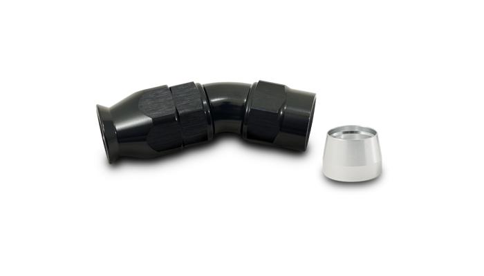 Vibrant Performance 30 Degree High Flow Hose End Fitting For Ptfe Lined Hose, -6An - 28306