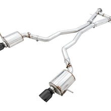 AWE Cat Back Exhaust - Touring Edition, Diamond Black Tips (2020 Grand Cherokee SRT) - 3015-33121