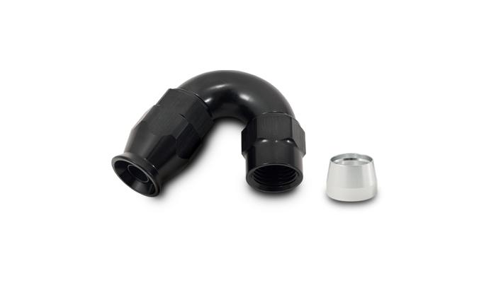 Vibrant Performance 150 Degree High Flow Hose End Fitting For Ptfe Lined Hose, -8An - 28508