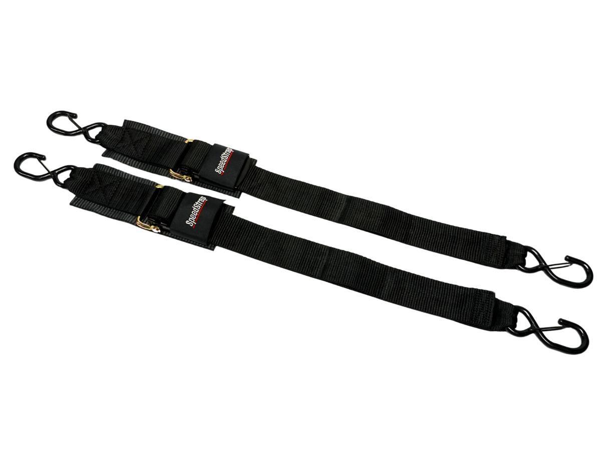 SpeedStrap 2 Inch x 4' Marine Transom Tie-Down Straps with Snap S-Hooks 2 Pack - 28600-DSH