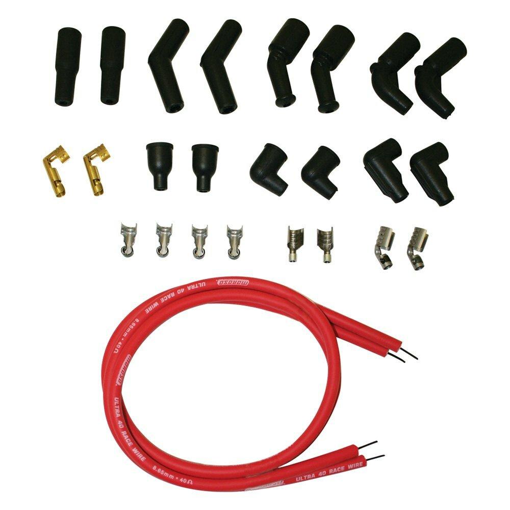 Moroso WIRE SET, UNIVERSAL ULTRA 40, H-D RED - 28621