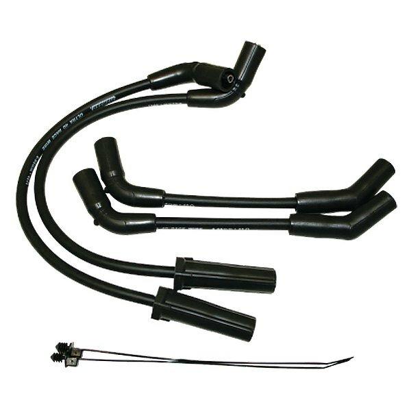 Moroso WIRE SET H-D ULTRA 40, MILWAUKEE 8 SOFTAIL '18-UP, BLACK - 28644
