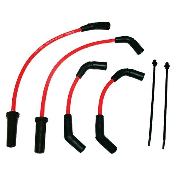 Moroso WIRE SET H-D ULTRA 40, MILWAUKEE 8 SOFTAIL '18-UP, RED - 28645
