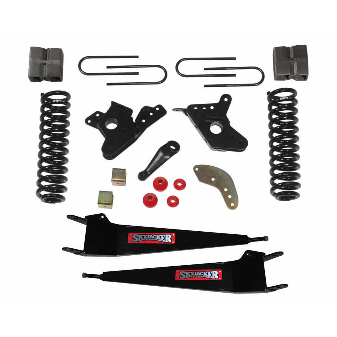 Skyjacker Bronco Class II Lift Kit 6 Inch Lift 80-96 Bronco Includes Front Springs Radius Arm Brackets Pitman Arm Bump Stops Rear U Bolt Kit/Block - 286BK-A