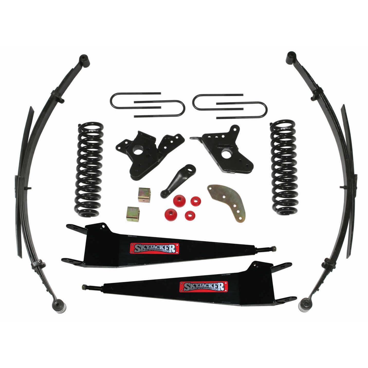 Skyjacker F-150 Class II Lift Kit 6 Inch Lift 80-96 F-150 Includes Front/Rear Springs Radius Arm Brackets Pitman Arm Bump Stops Rear U Bolt Kit - 286PKS-A