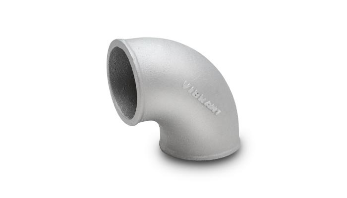 Vibrant Performance 2" O.D. 90 Degree Tight Radius Aluminum Elbow - 2872