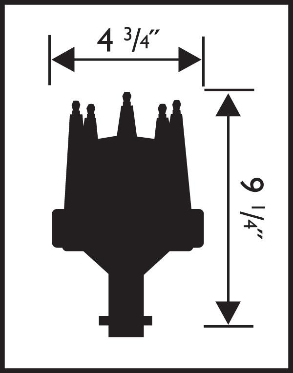 Msd 8503 Distributor, Ford 289, 302, E-Curve