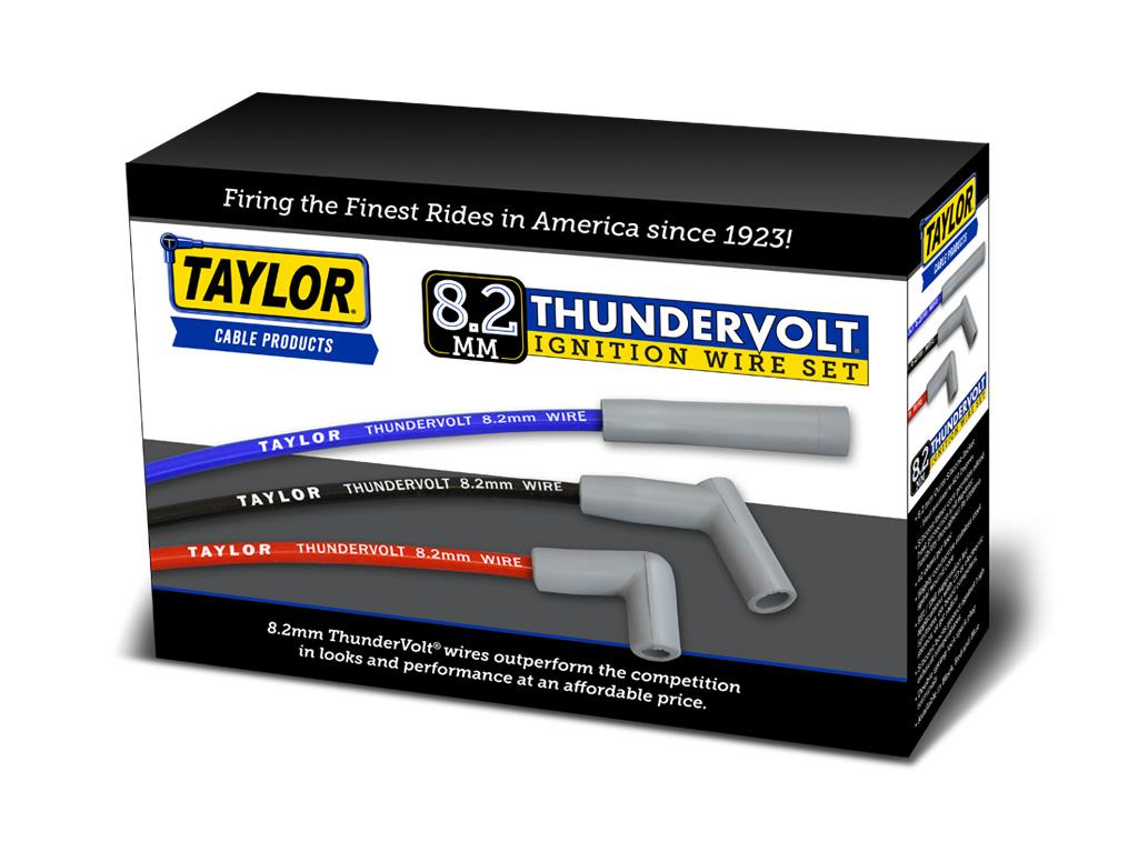 TAYLOR CABLE Thundervolt 8.2 8 cyl 12in 135 blue - 86646