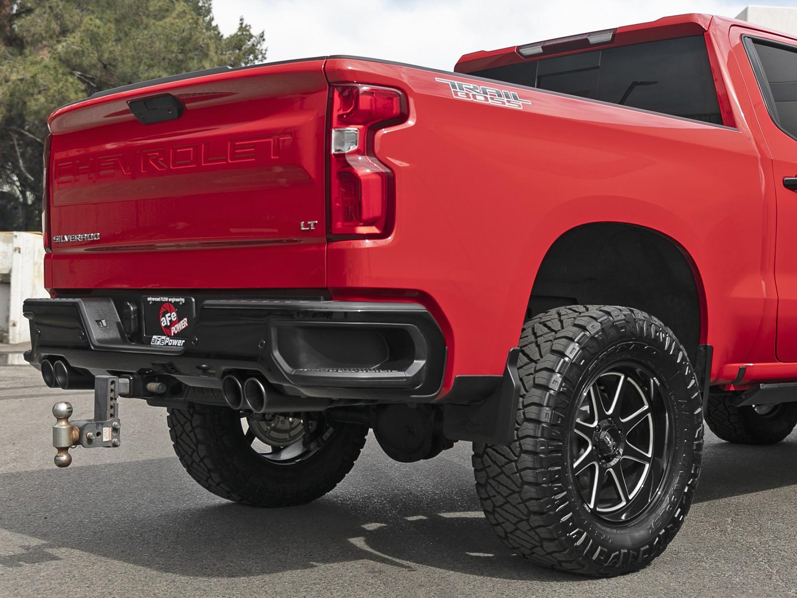 aFe Vulcan Series 3 IN 304 Stainless Steel DPF-Back Exhaust System w/Black Tip (2023-2024 GM Trucks L6-3.0L (td) LZO)- 49-34146-B