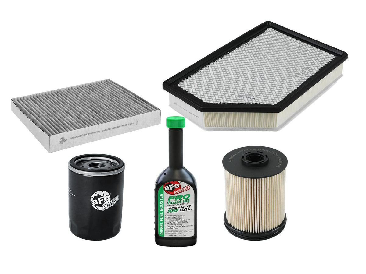 AFE PROGUARD Diesel Filter Master Pack (2020-2025 Chevrolet, GMC Fitments) - 35-17008M