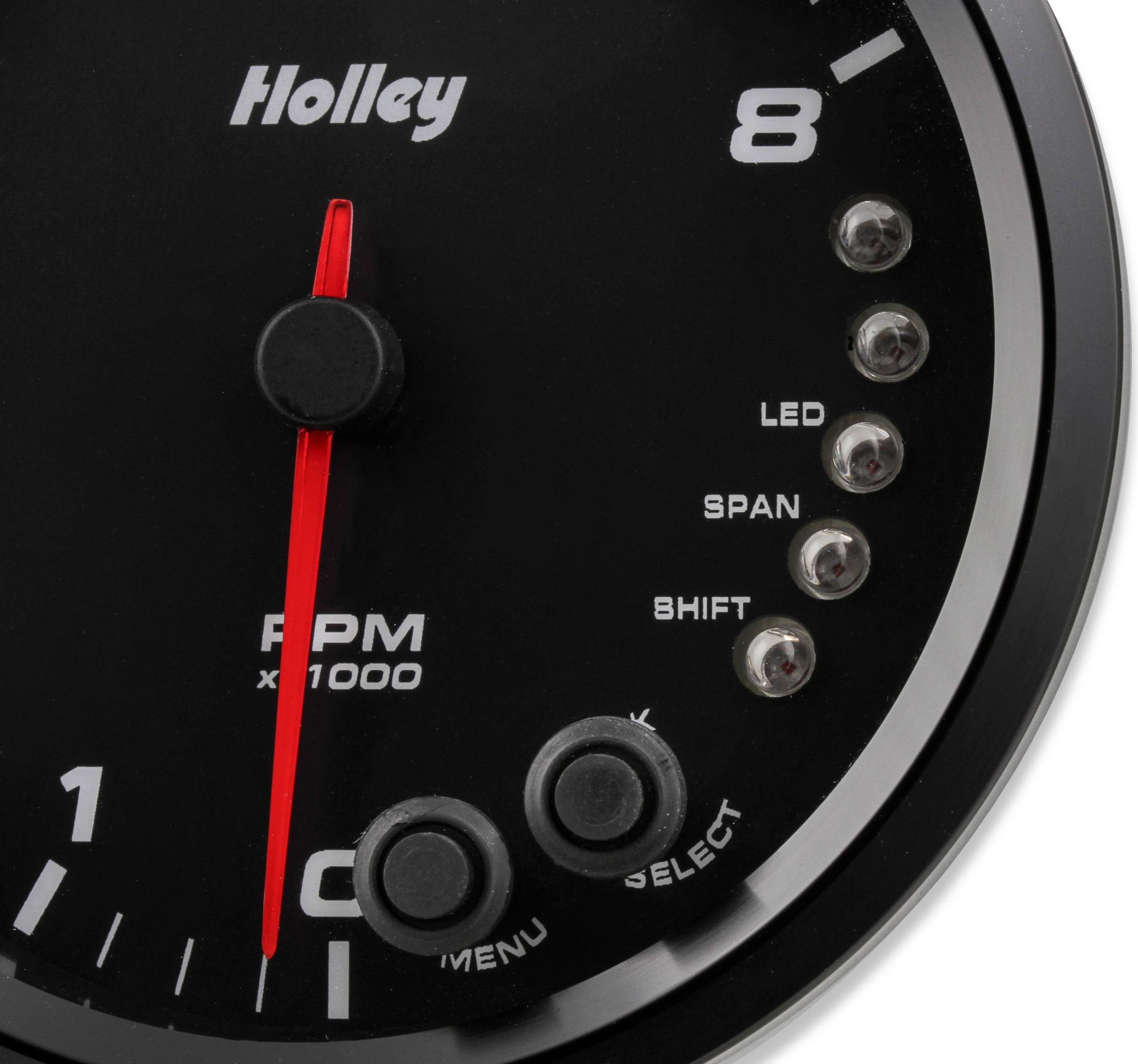Holley Analog-Style Tachometer.  - 26-616