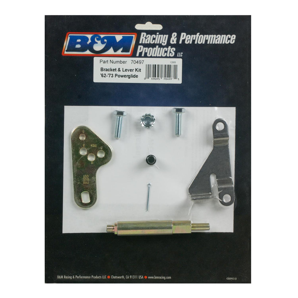 B&M B&amp;M Cable Bracket &amp; Shift Lever Kit - GM. - 70497