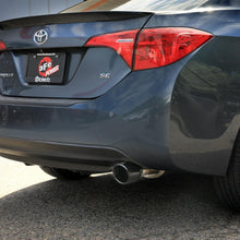 AFE Takeda 2-1/2 IN 304 Stainless Steel Axle-Back Exhaust System w/ Black Tip (2014-2019 Corolla) - 49-36083-B