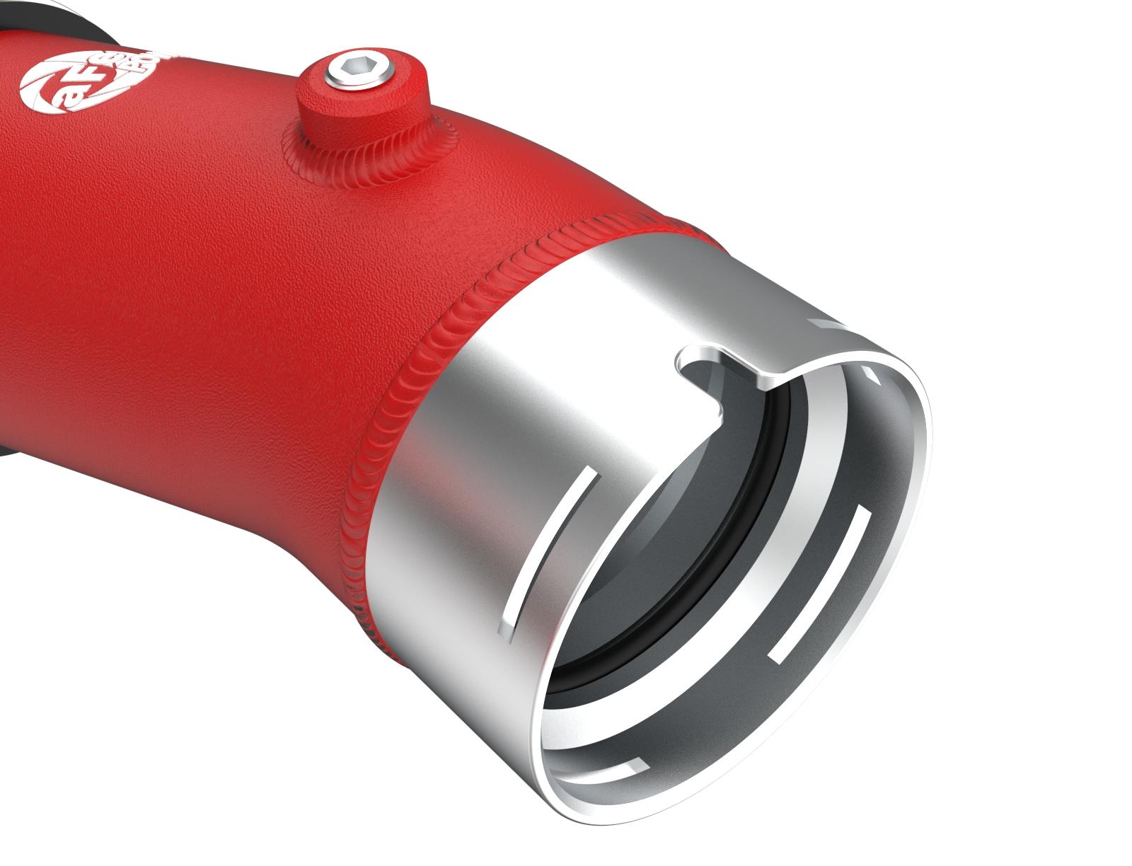 AFE BladeRunner 2-1/2 IN & 3 IN Aluminum Hot and Cold Charge Pipe Kit Red (2024 Land Cruiser , Tacoma) - 46-20724-R