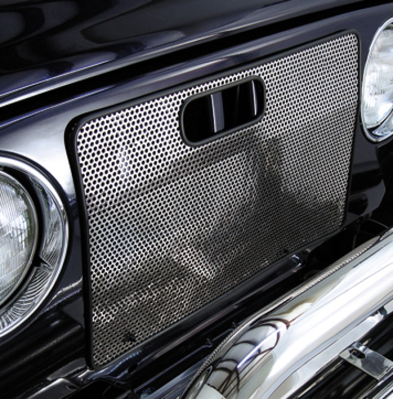 Rugged Ridge Grille Screen Stainless Steel; 97-06 Jeep Wrangler Tj - 11106.03