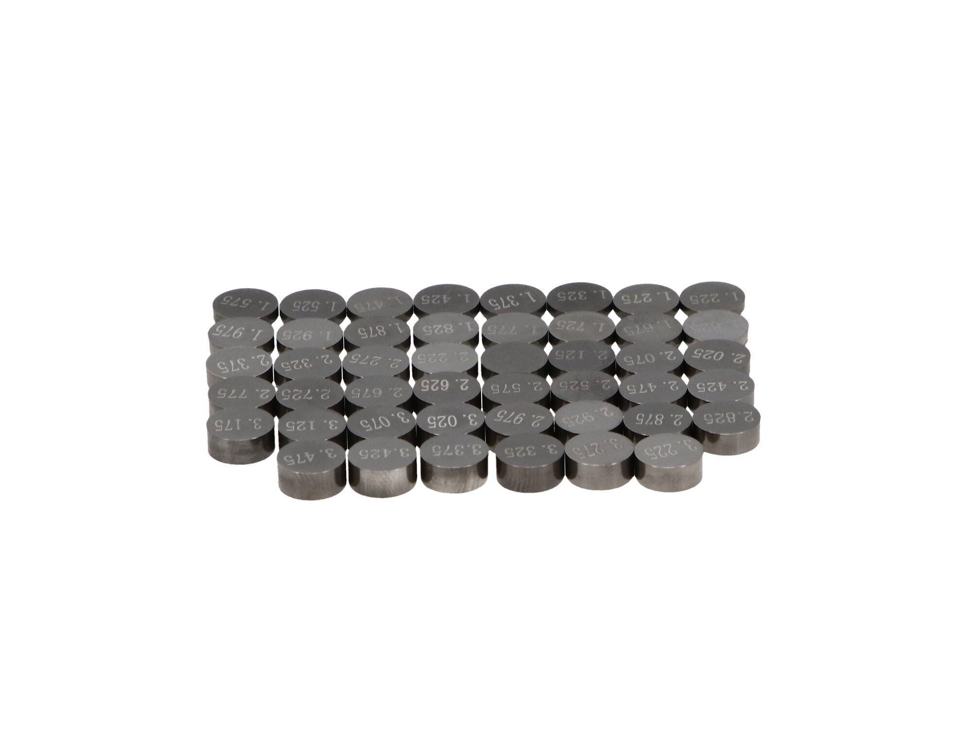 ProX Racing Parts Valve Shim Assortment 450Cc 9.48 From 1.20 To 3.50 (1998-2021 Honda, Suzuki, Gas Gas, Kawasaki, Husqvarna, Yamaha Fitment) - 29.VSA948