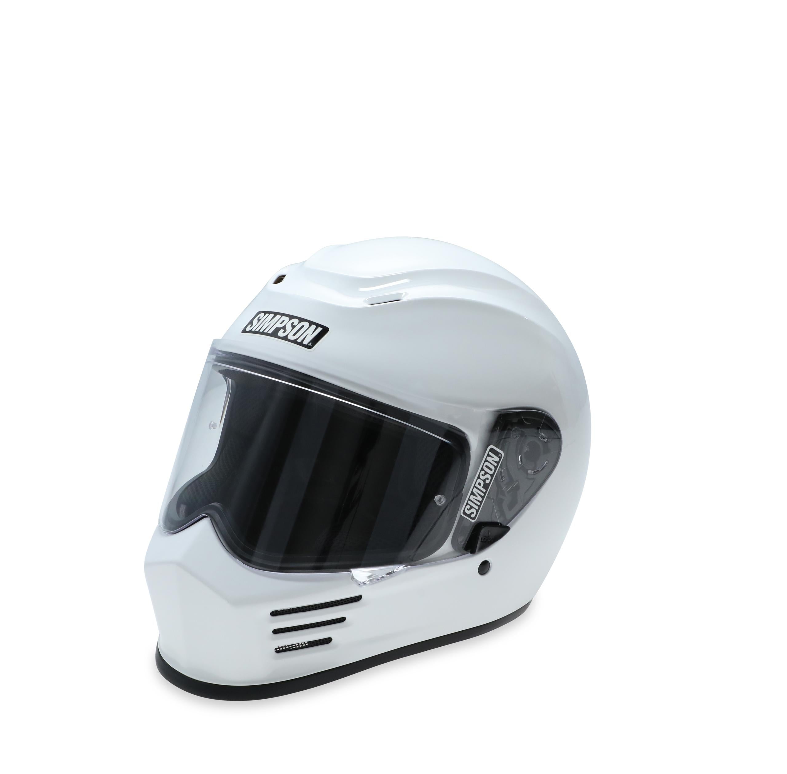 Simpson Racing Simpson Speed Bandit Dot/Ece Lg White - SPBL1
