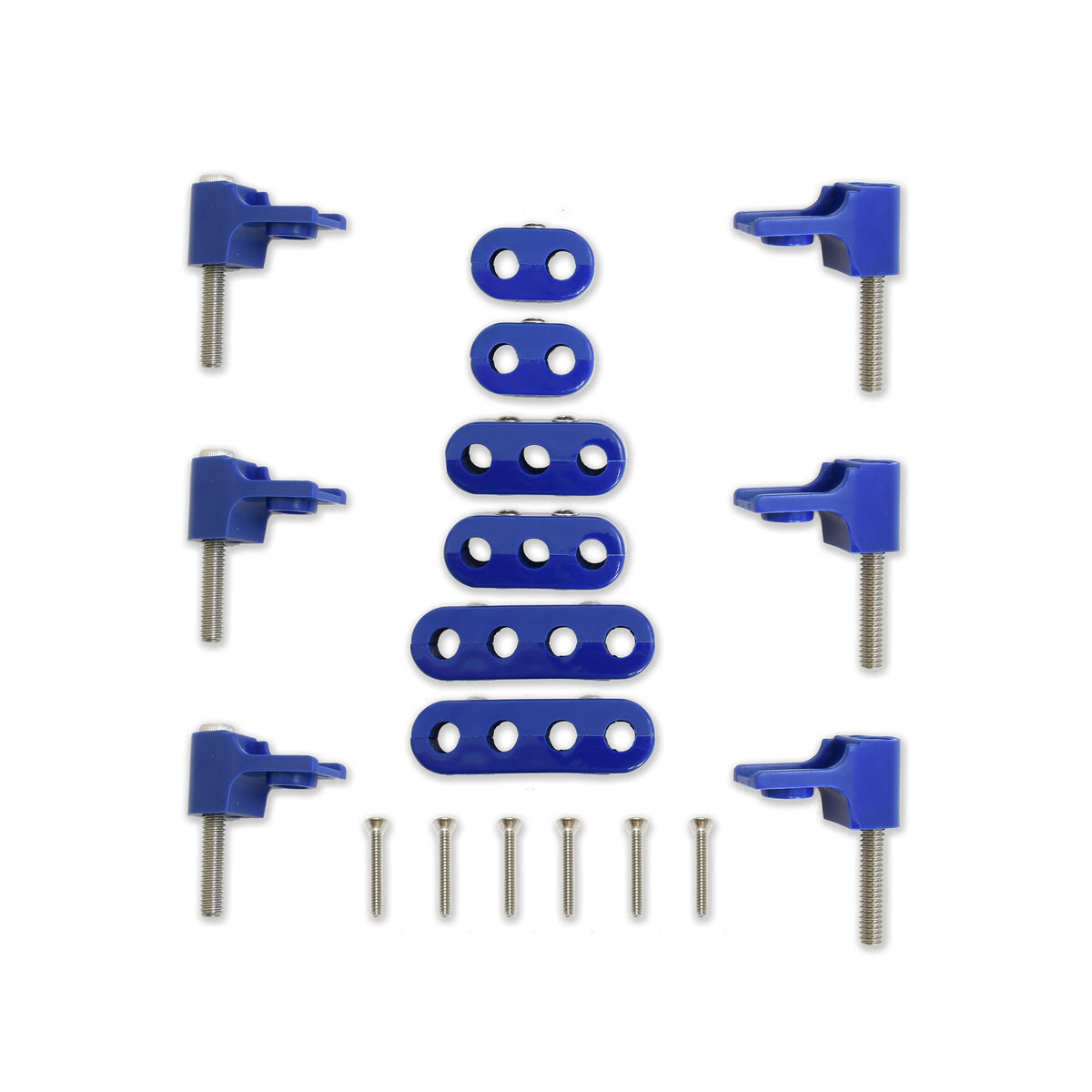 TAYLOR CABLE 7-8mm Horizontal Wire Loom Kit blue  - 42560