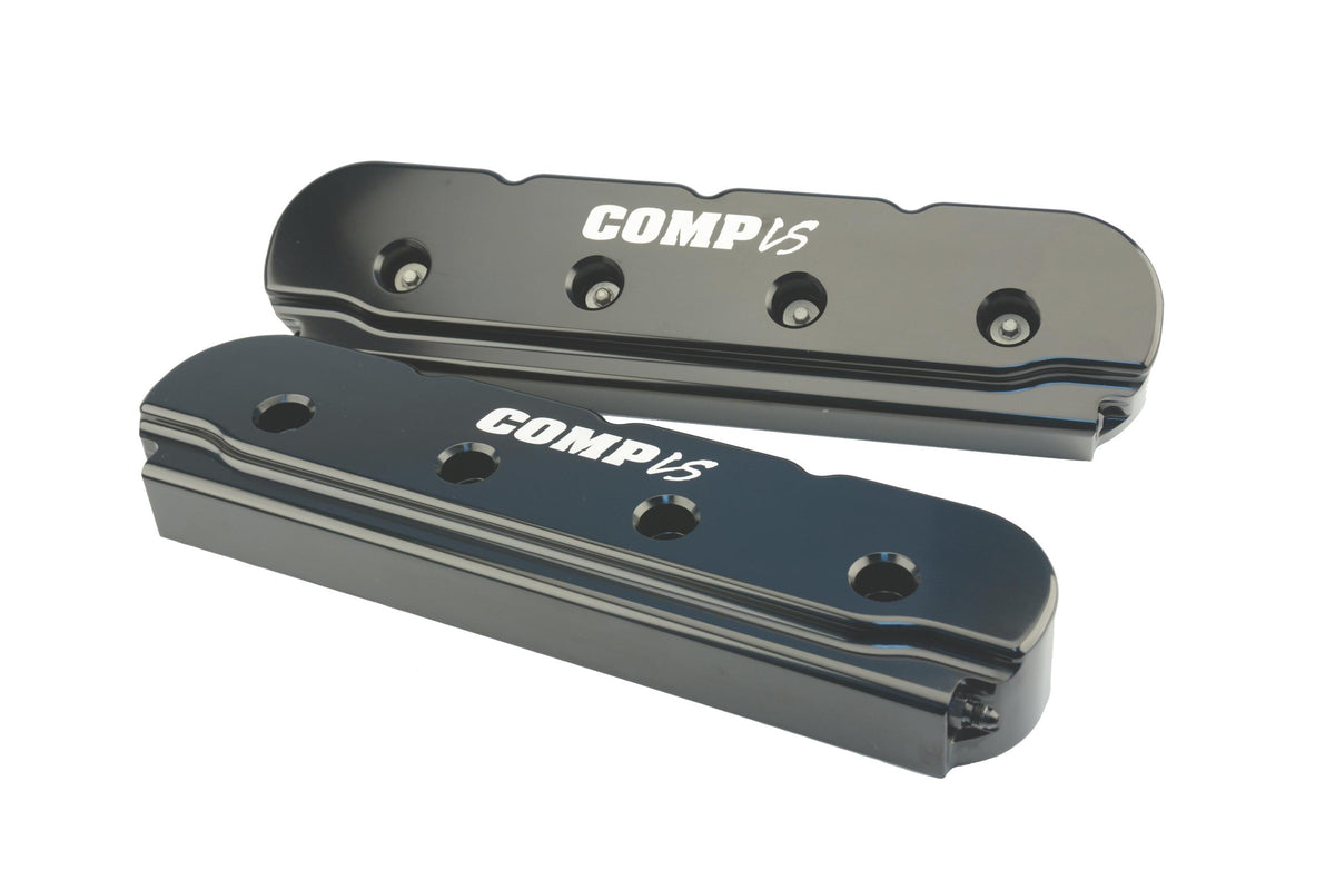 Comp Cams GM LS Billet Valve Covers w/o Oil Fill Cap - 291CT