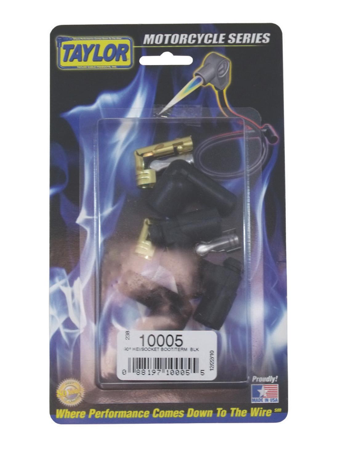 TAYLOR CABLE 90 EVO HEI/Socket Boot/Term MC Kit black - 10005