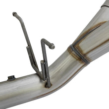 AFE Large Bore-HD 4 IN 409 Stainless Steel DPF-Back Exhaust w/ Dual Polished Tip (2017-2019 Silverado 2500 HD, Silverado 3500 HD, Sierra 2500 HD, Sierra 3500 HD) - 49-44086-P