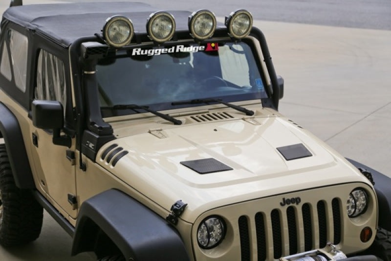 Rugged Ridge This Performance Vented Hood From Rugged Ridge Fits 07-18 Jeep Wrangler. - 17759.01