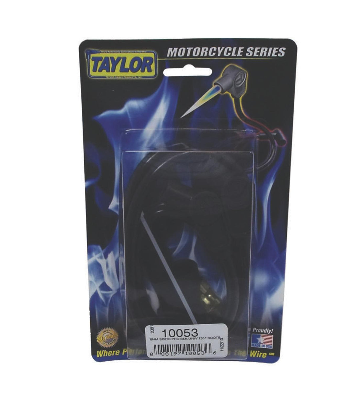 TAYLOR CABLE 8mm Spiro-Pro black MC univ 135 - 10053