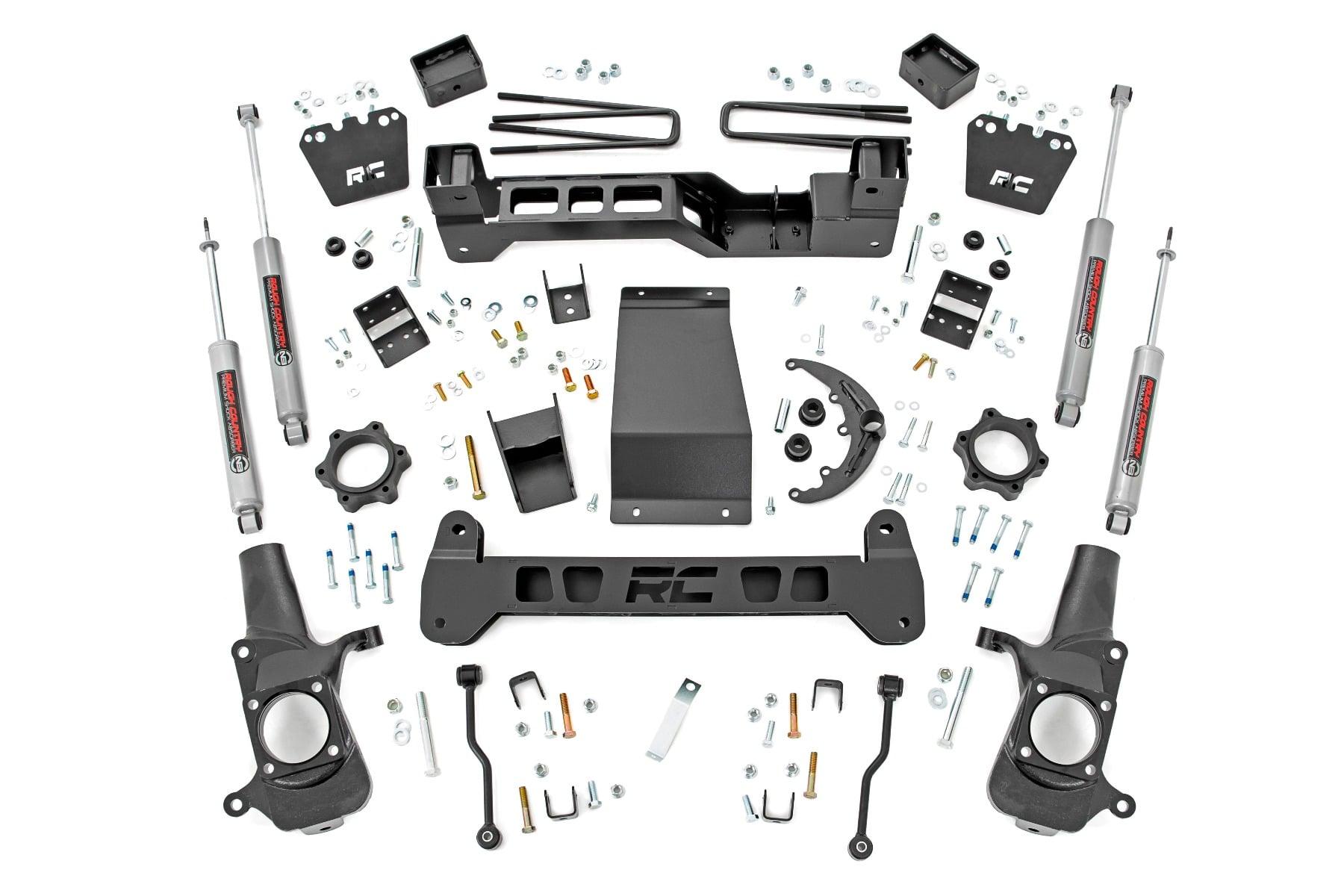 Rough Country 6in GM Suspension Lift Kit (01-10 2500HD 4WD) - 29730A