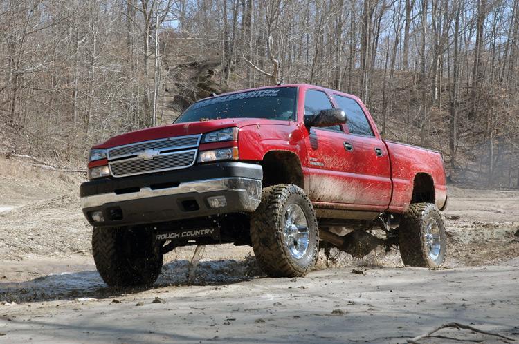 Rough Country 6in GM Suspension Lift Kit (01-10 2500HD 4WD) - 29730A