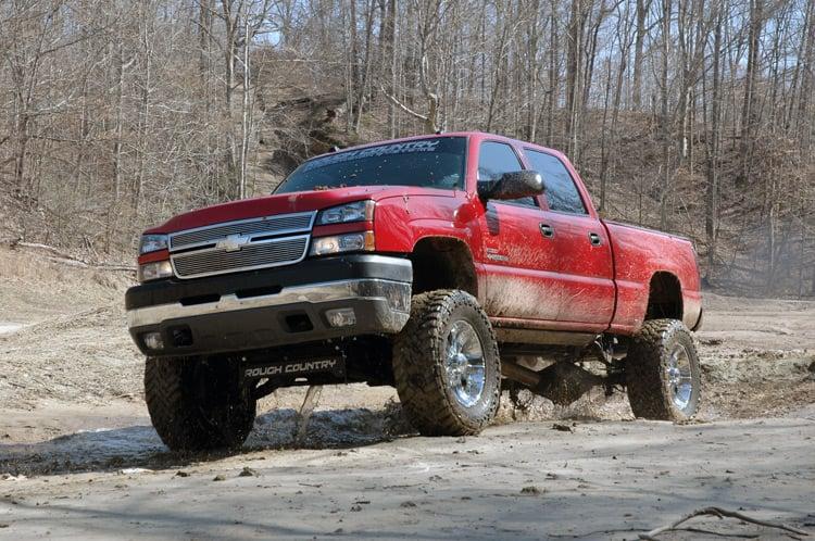 Rough Country 6 Inch Lift Kit M1 Silverado/Sierra 2500HD 4WD (2001-2010) (2008 Sierra 2500 HD, Silverado 2500 HD) - 29740