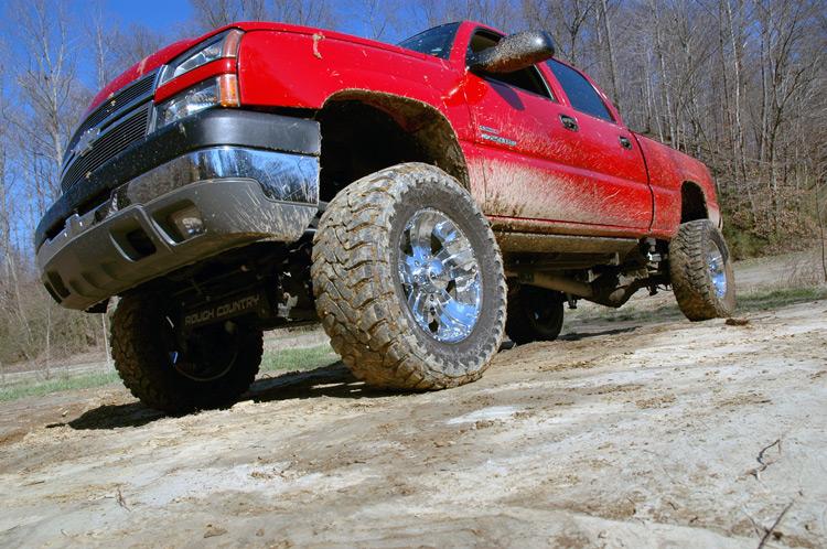 Rough Country 6 Inch Lift Kit M1 Silverado/Sierra 2500HD 4WD (2001-2010) (2008 Sierra 2500 HD, Silverado 2500 HD) - 29740