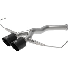 AFE Takeda 3 IN to 2-1/2 IN 304 Stainless Steel Axle-Back Exhaust w/ Black Tip (Hyundai Veloster 19-20 L4-1.6L (t)) - 49-37012-B