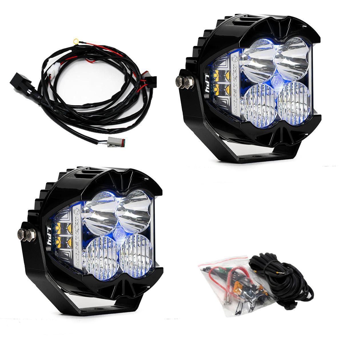 Baja Designs LP4 Pro LED Auxiliary Light Pod Pair Light Pattern Driving/Combo Blue Backlight Baja Designs - 297815
