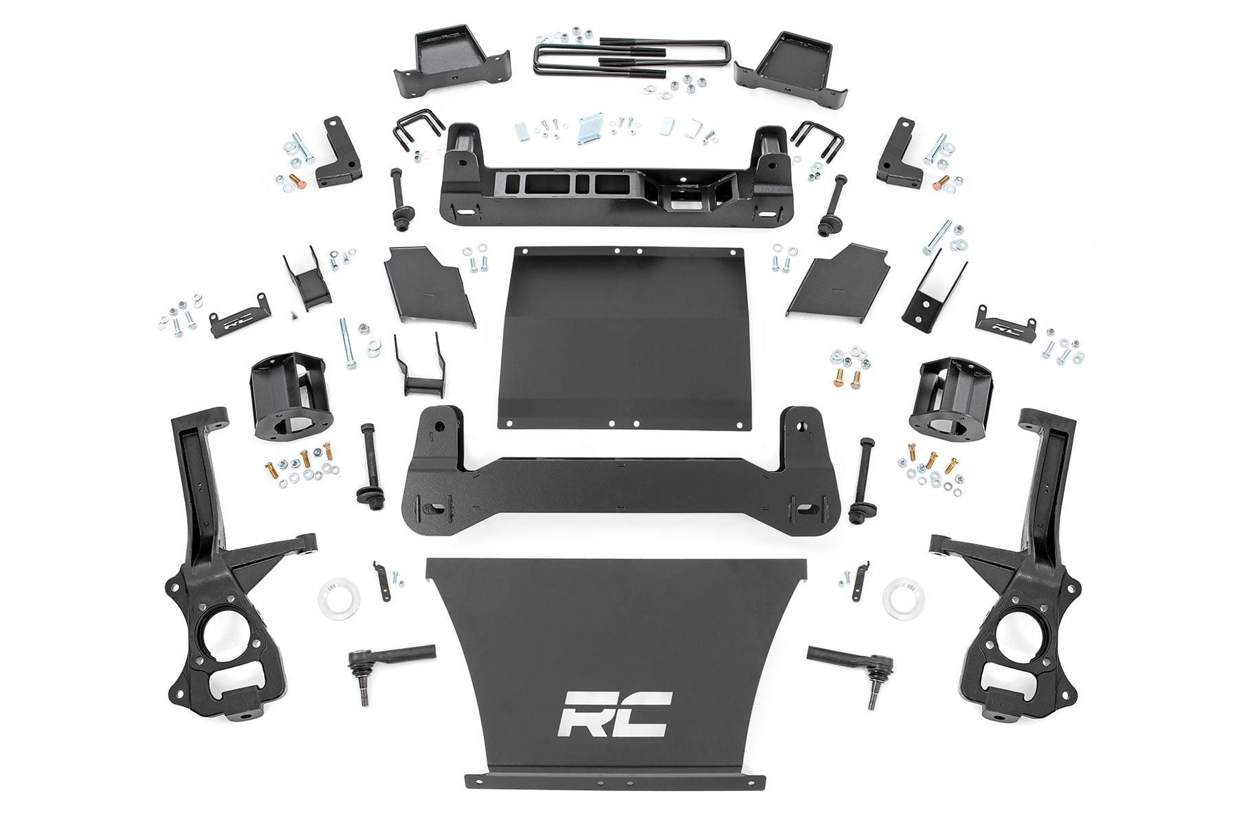 Rough Country 6in Suspension Lift Kit, Strut Spacers (19-20 GMC Denali 1500 w/ Adaptive Ride Control, 4WD/2WD) (2019-2020 GMC Sierra 1500) - 29900
