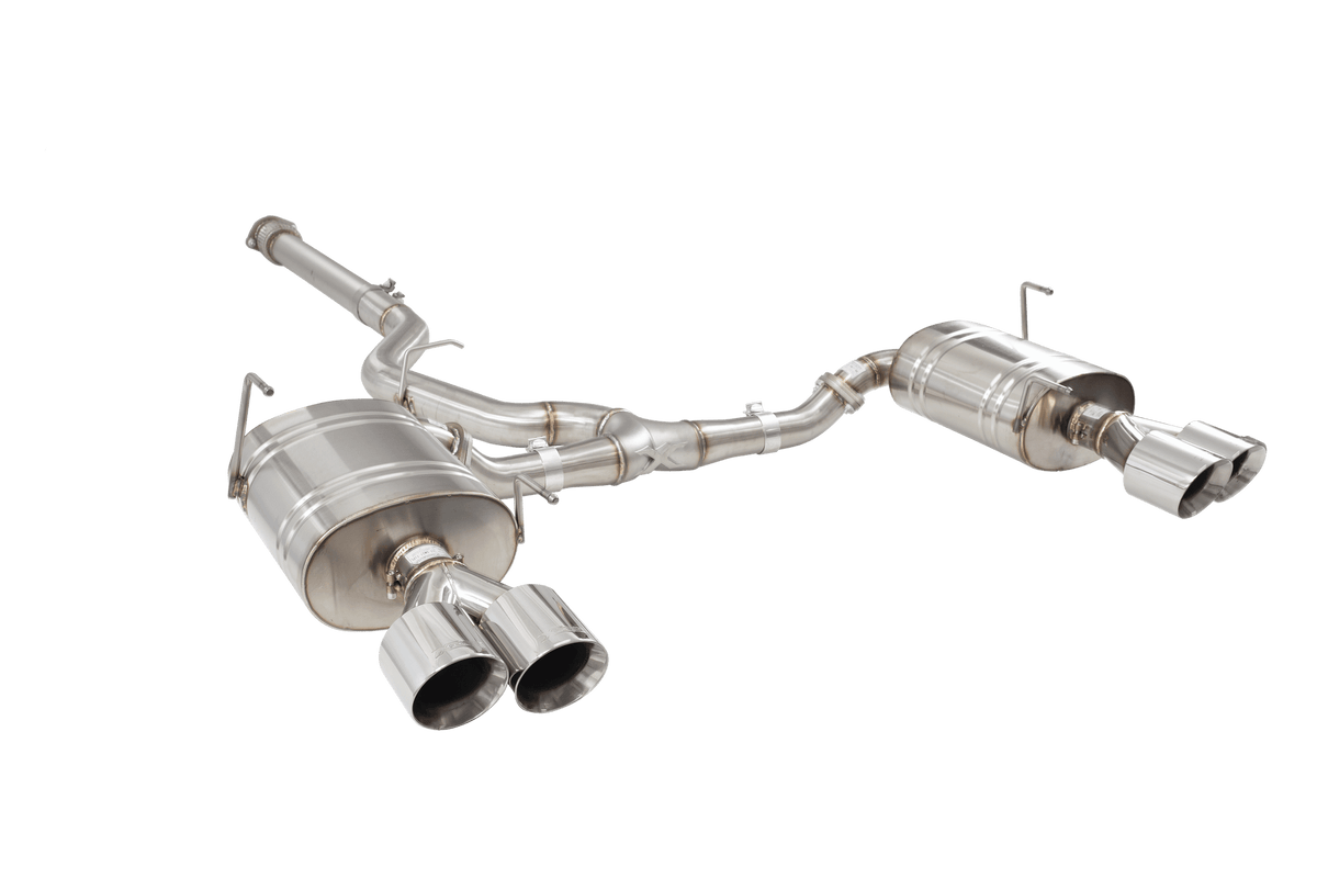 XForce Subaru WRX VB 304 Stainless Steel 3" Cat-Back System with Quad Tips (2022-Current VB WRX) - ESSW29CS