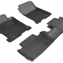 3D MAXpider 2013-2017 Honda Accord Coupe Kagu 1st & 2nd Row Floormats - Black