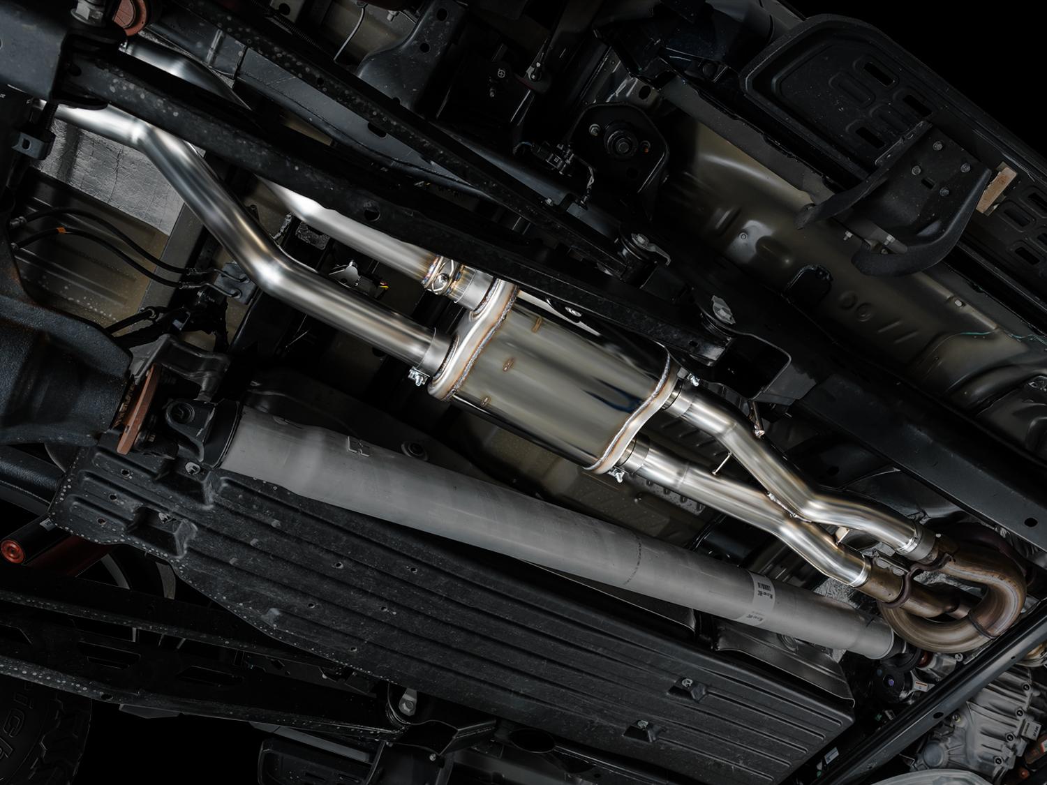 AWE SwitchPath Exhaust - Chrome Silver Tips (2021-2023 F-150 Raptor 3.5L) - 3025-32356
