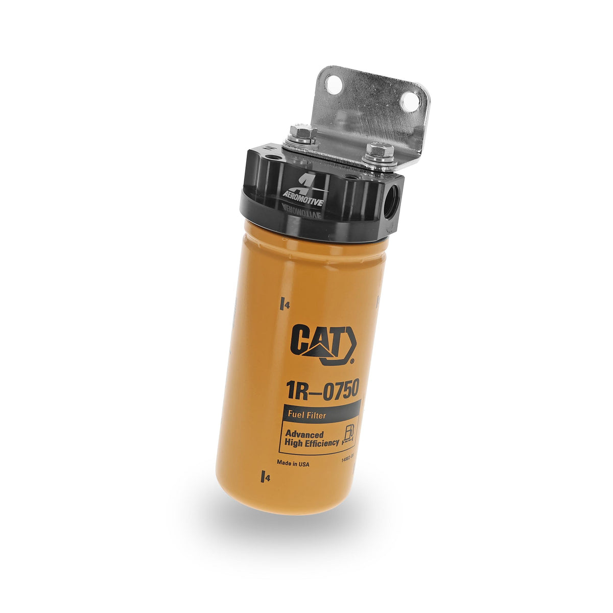 Aeromotive Filter, Fuel, Canister, AN-08, 2 micron - 12801