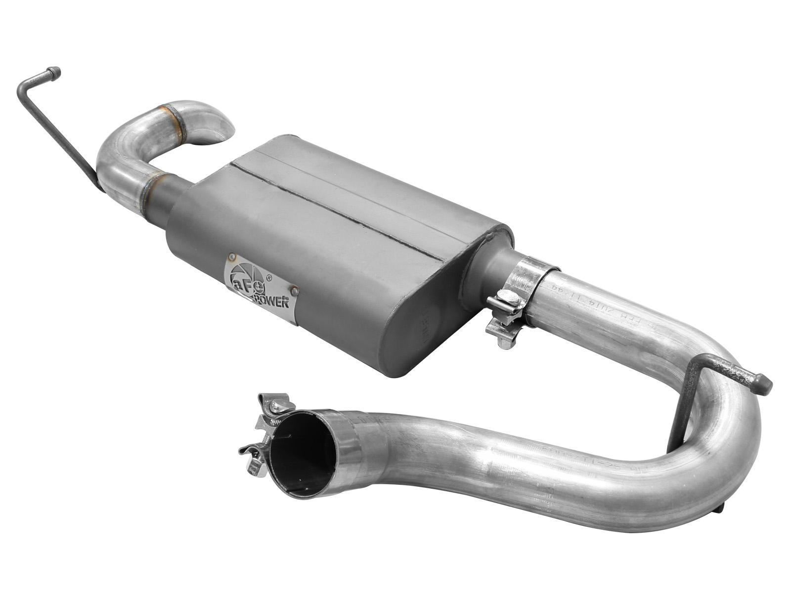 AFE Scorpion 2-1/2 IN Aluminized Steel Axle-Back Hi-Tuck Exhaust System - 49-08046