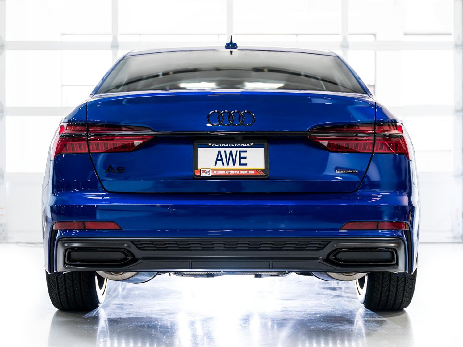 AWE Touring Edition Catback Exhaust - Turn Downs (2019-2023 Audi A6 / A7 3.0T) - 3015-31003