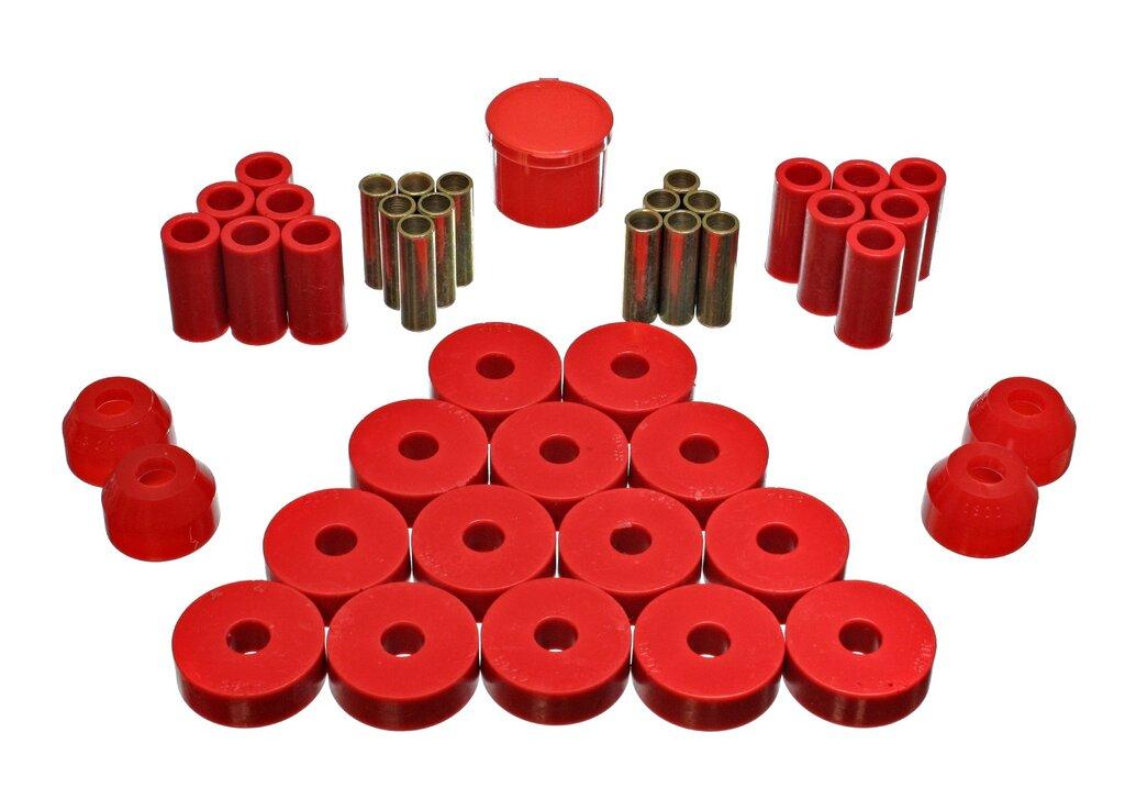 ENERGY SUSPENSION Jeep Cj5/Cj6 Master Kit (1955-1975 CJ5, Willys) - 2.18104R