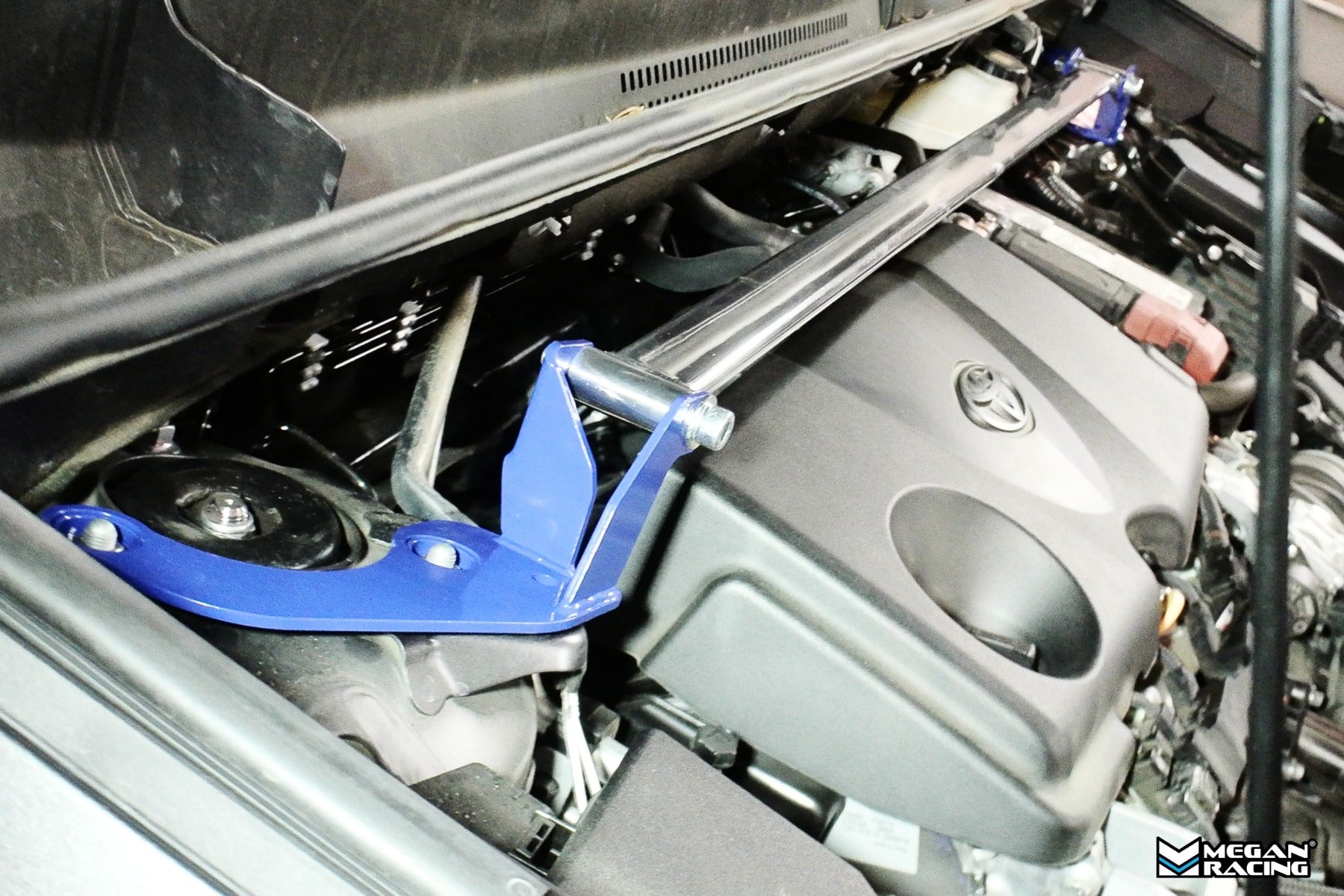 Megan Racing Race-Spec Front Upper Strut Bar (2019+ Toyota RAV4, Excludes Hybrid/Plug-In Hybrid) - MR-SB-TR419FU-1P
