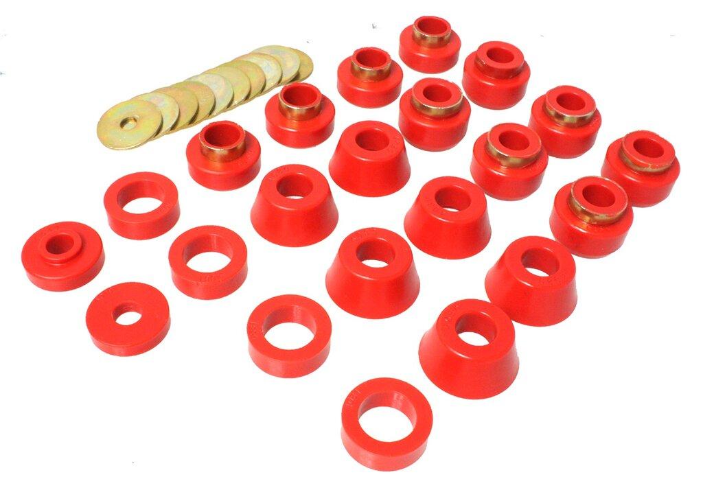 ENERGY SUSPENSION Cj Body Mount Set (1987-1995 Wrangler) - 2.4105R